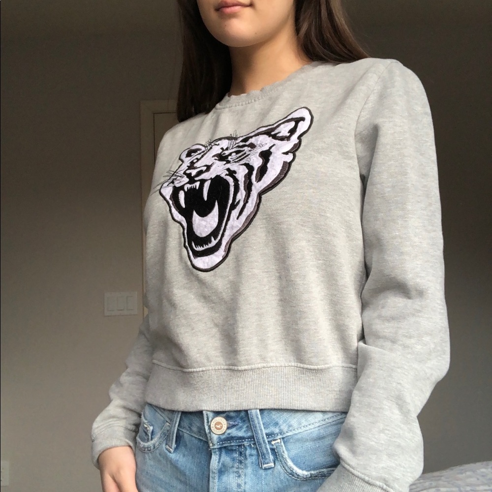Cropped LA Hearts Sweater